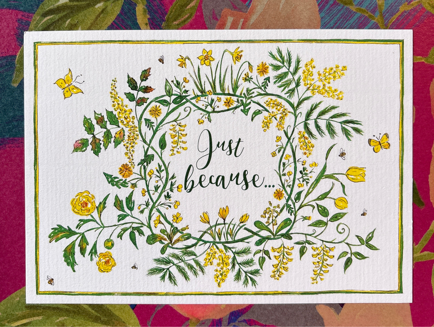 'Just because’